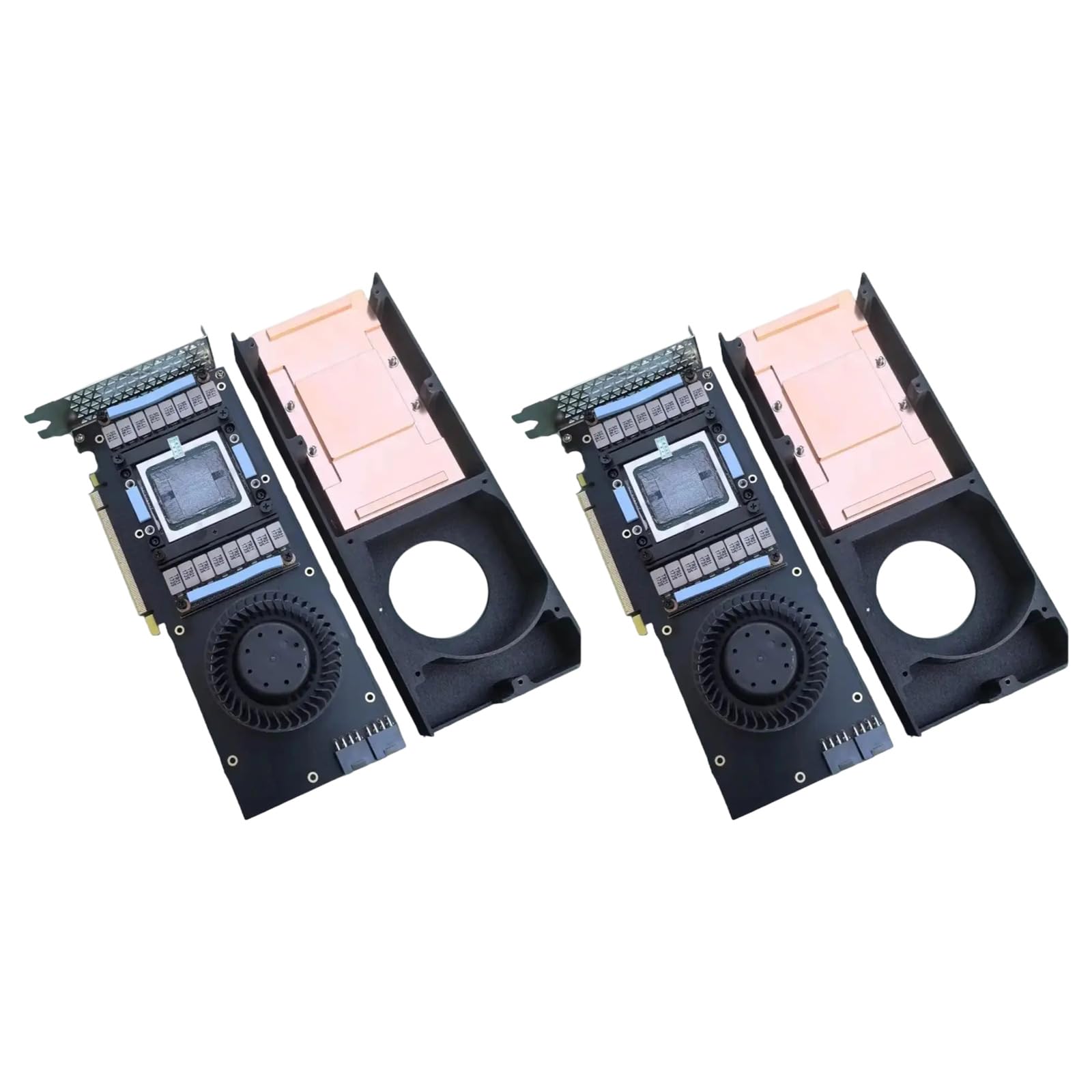 Professioneller SXM2-auf-PCIe-Adapter, SXM2-Kupfer-Lüfter auf PCIE-Adapterkarte, Kühlkörper, GPU-Konverterkarte für V100