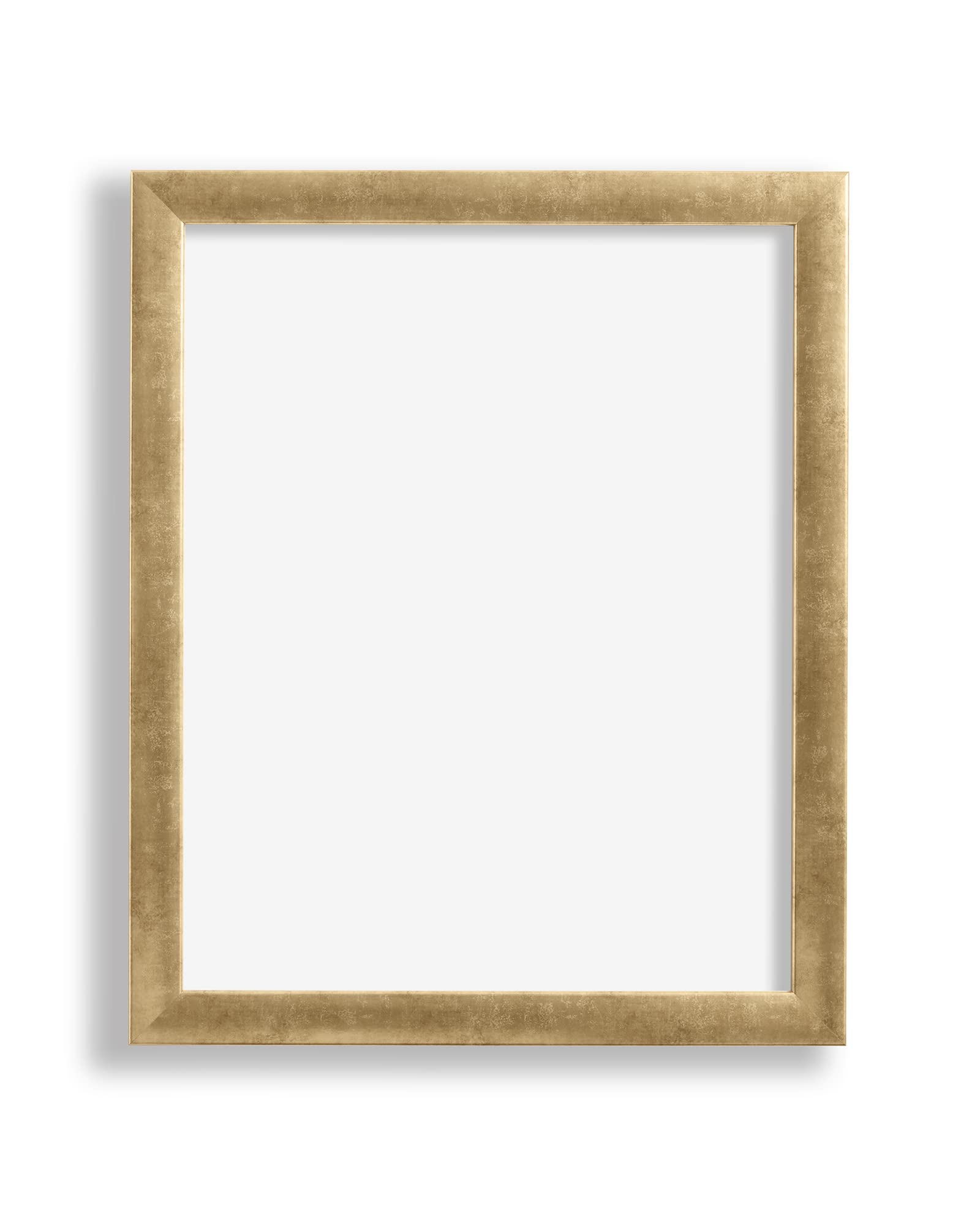 VO Design Bilderrahmen Arne 60 x 80 cm Gold Antik Optik mit entspiegeltem 1 mm Kunstglas - Farbe und Größe frei wählbar