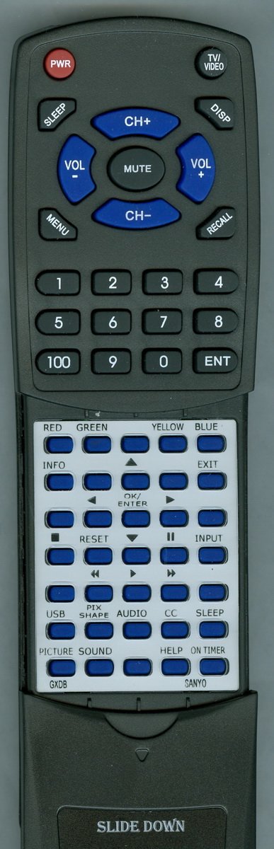 Redi-Remote Replacement Remote Control for SANYO TVs