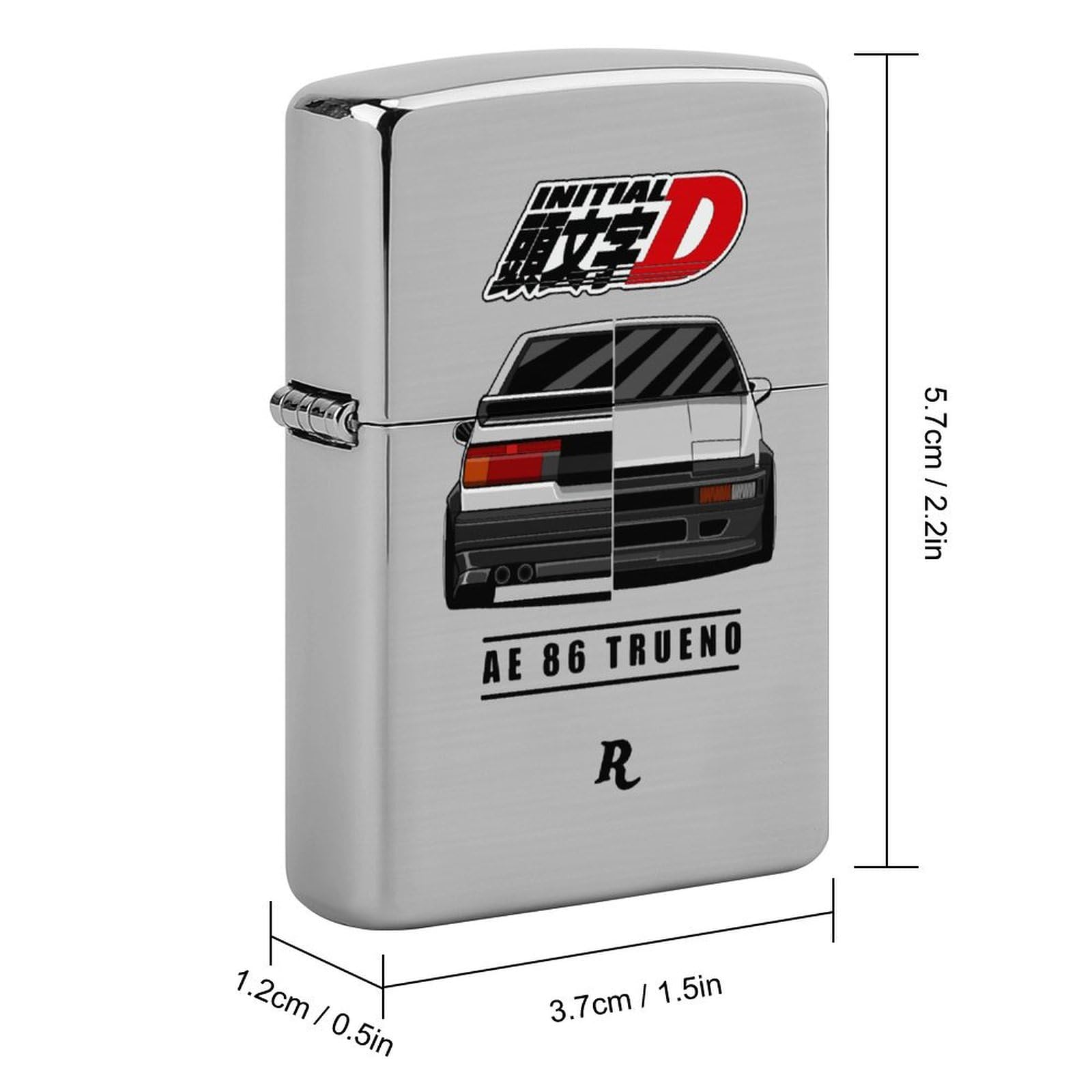 Amazon.co.jp: ライターケース 頭文字d イニシャル D Ae86 ZIPPO