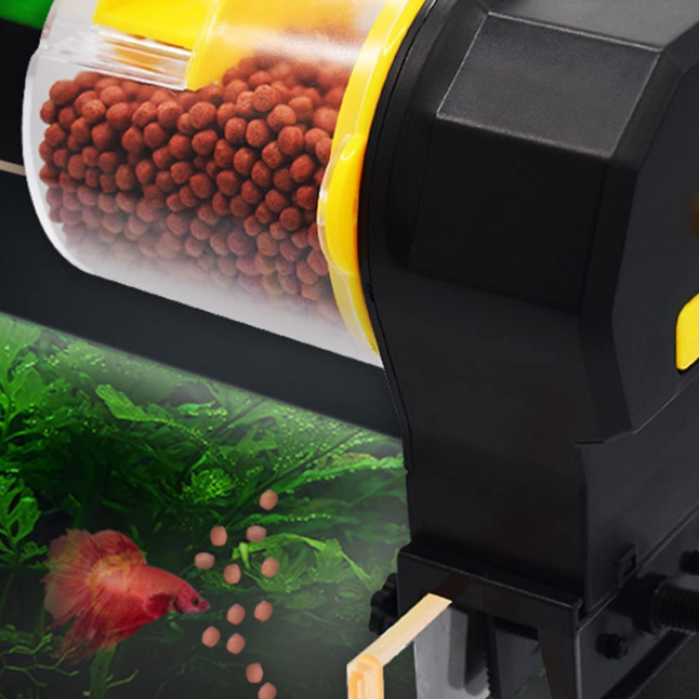 Distributeur automatique de nourriture pour poissons, minuterie électrique programmable automatique 12/24H, pour les vacances de week-end, chargeur de réservoir de tortues de poisson, alimenté par bat