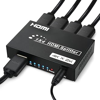 HDMI Splitter 1 in 4 Out, 4Kx2K @30Hz