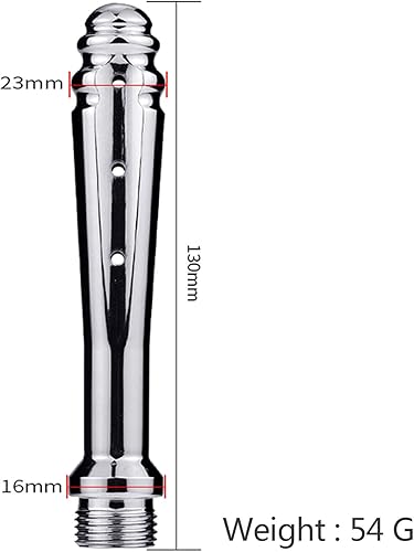 Miniatura 2 de Ducha de ducha de metal para enjuague enema, ducha de limpieza Enemator tanto para hombres como para mujeres, bidé de ducha de mano para mujeres