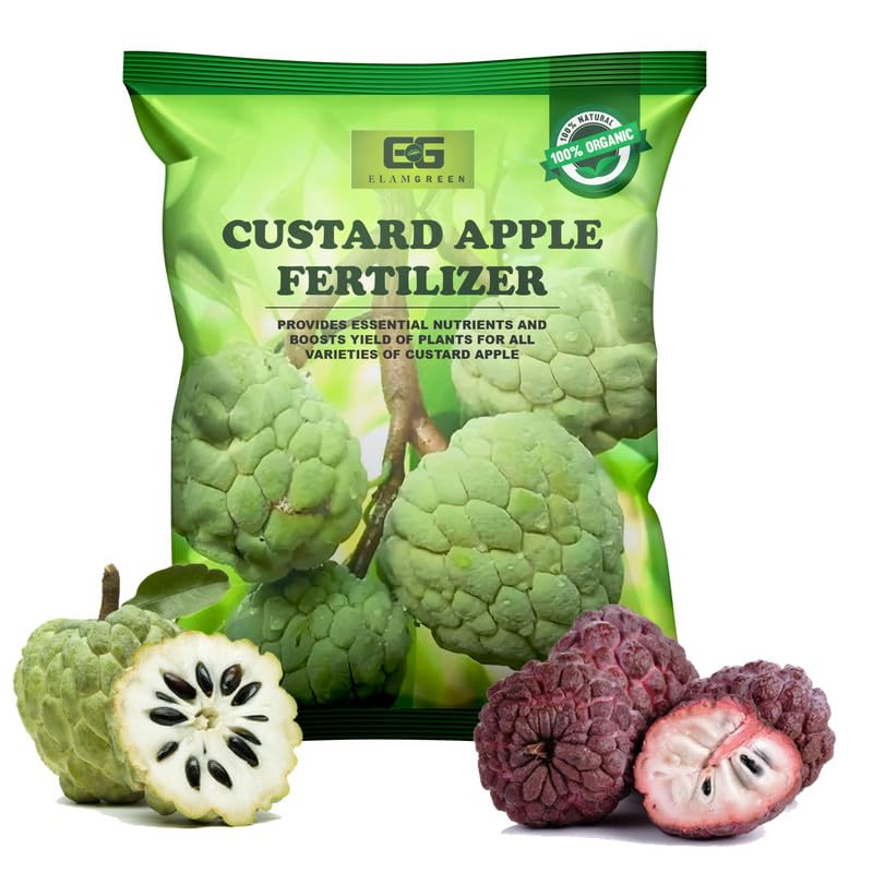Elamgreen Custard Apple Growth Booster, Premium Essential Powerful Organic Fertilizer for Custard Apple Plants 500grams (B0DHGJ7DZ8) Amazon Price History, Amazon Price Tracker