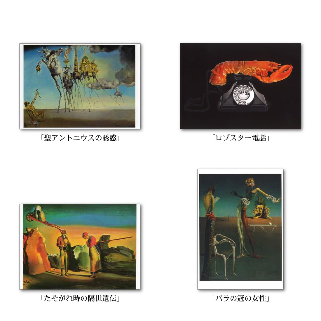 Amazon | 【正規輸入品】ポストカード アート10柄セット「ダリ