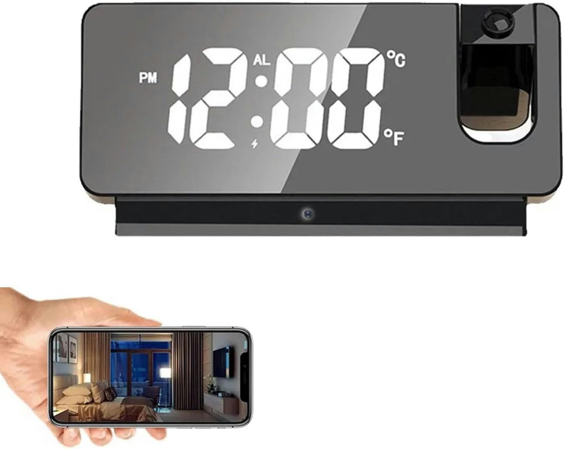 Caméra Wi-Fi intégrée en mini horloge avec enregistreur vidéo en direct