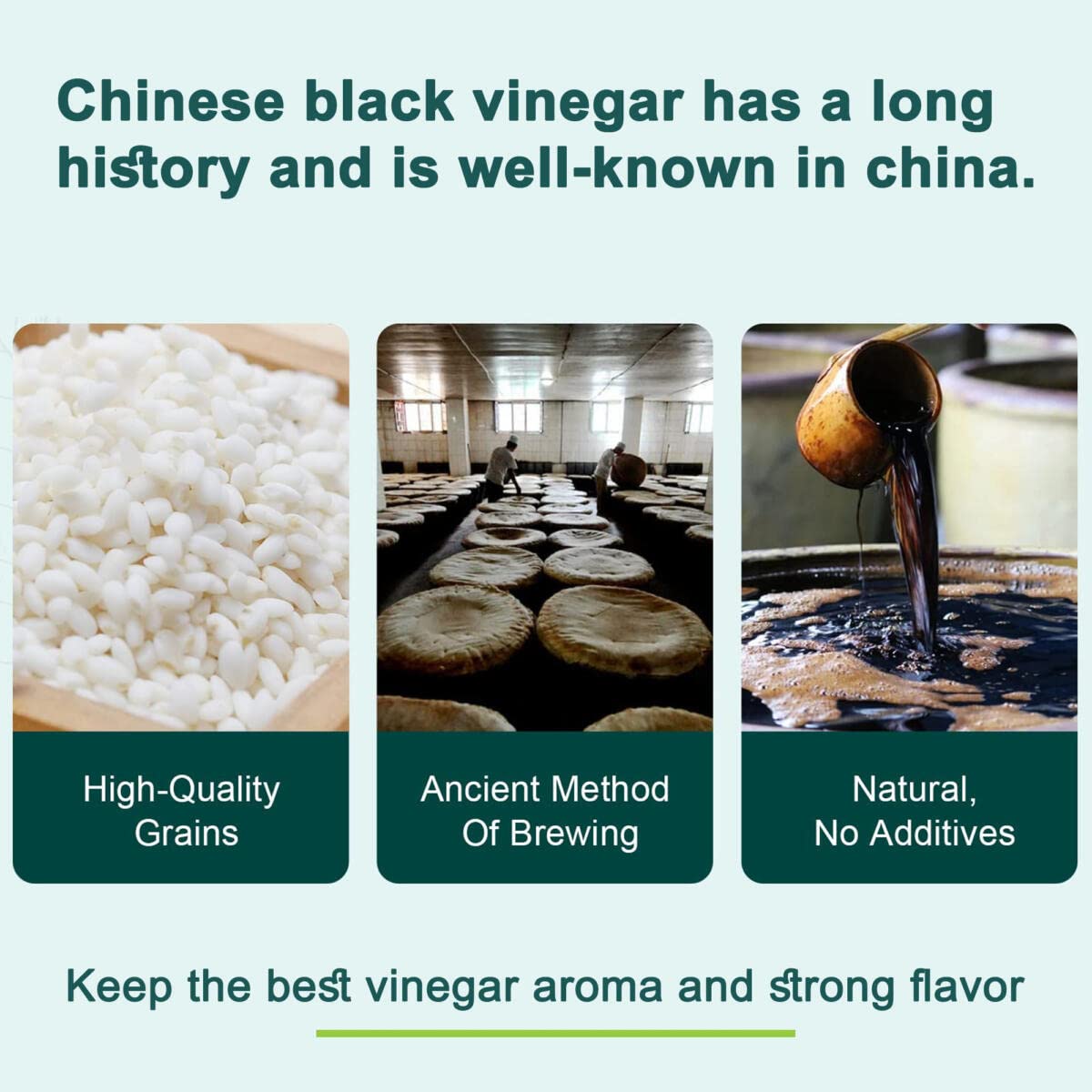 Urban Platter Chinese Black Chinkiang Vinegar, 550ml (Umami, Sweet, Smokey) - Image 7 thumbnail