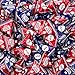 PartyWorks Patriotic Candy - 40 Count Bag - Popping Rocks Pouches - 4th of July Candies - Strawberry, Blue Raspberry Flavors - Individually Wrapped Triangles