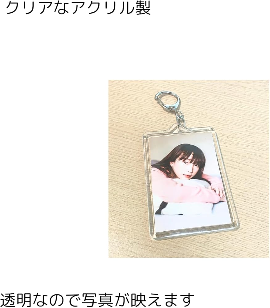 ☆たくあん☆ふくだみさんの証明写真キーホルダー&サイン入り手形色紙♪ 千社札風 ストラップ 透明アクリル カラー 角札 祭札 ネーム