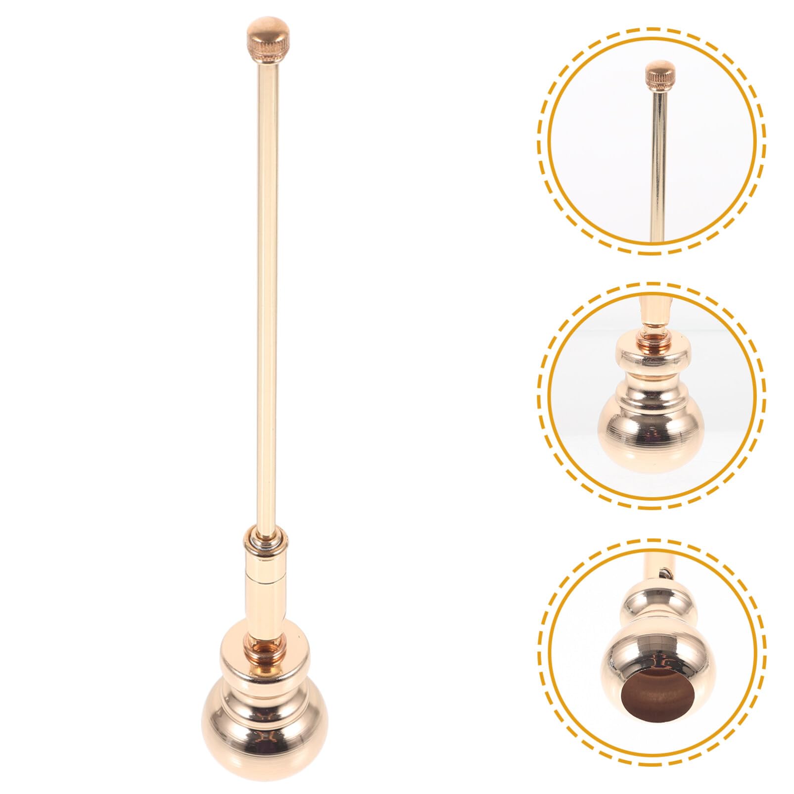 Alipis Candle Extinguisher Candle Stopper Tealight Extinguisher Candle Wick Cover Candle Tool Flame Snuffer Metal Candle Snuffer Candle Fire Snuffer Candle Accessories Candle Snuffer Caps