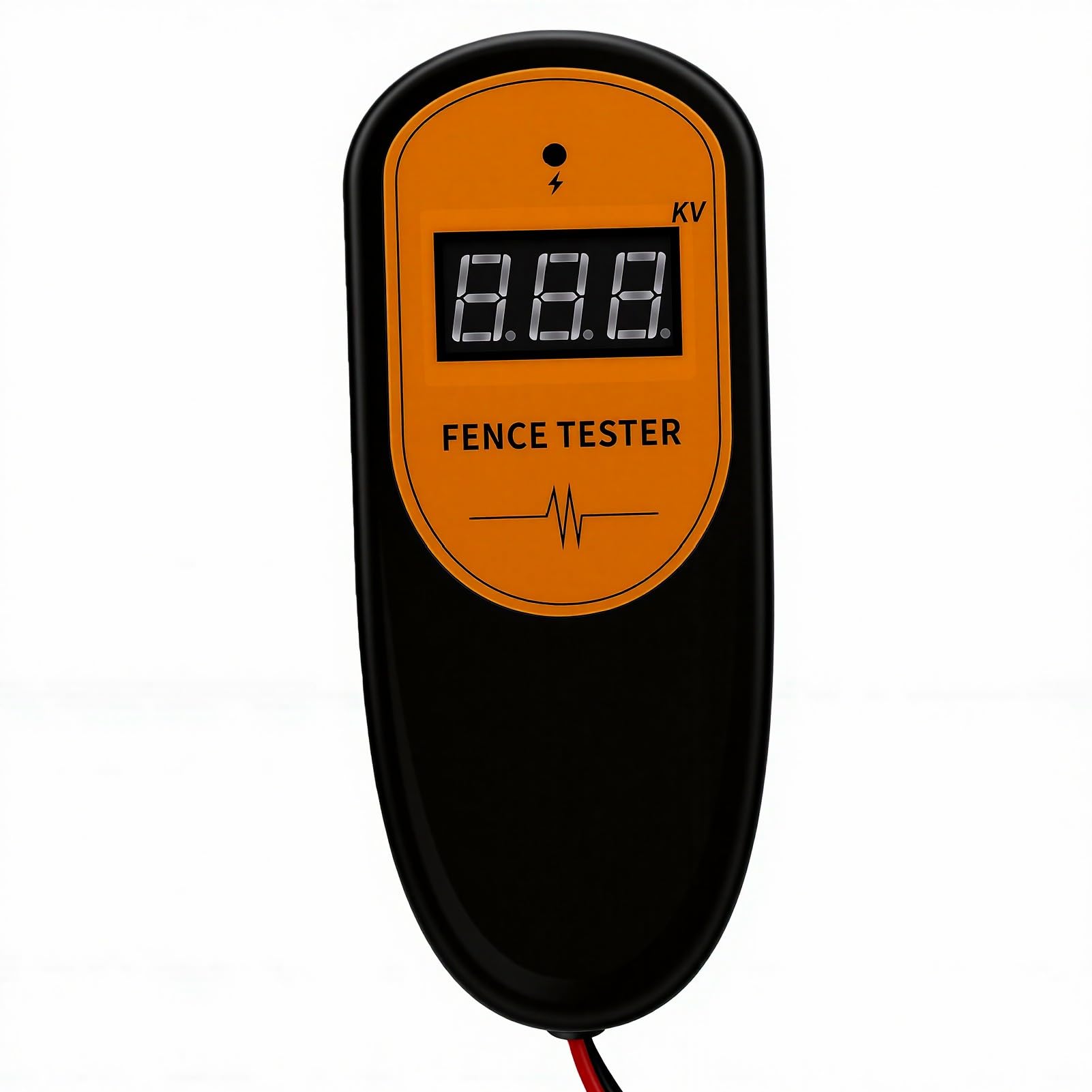 Generic Tester per Recinzione Elettrica Ad Alta Tensione Portatile con Protezione del Circuito e Clip Ergonomiche per Recinzioni Equestri 500 V-13 KV