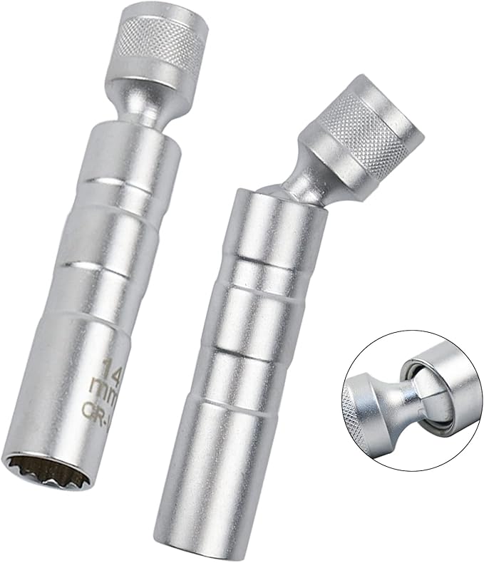 Kikuo Spark Plug Socket Set, 14mm&16mm Spark Plug Socket, 3/8 Inch Thin
