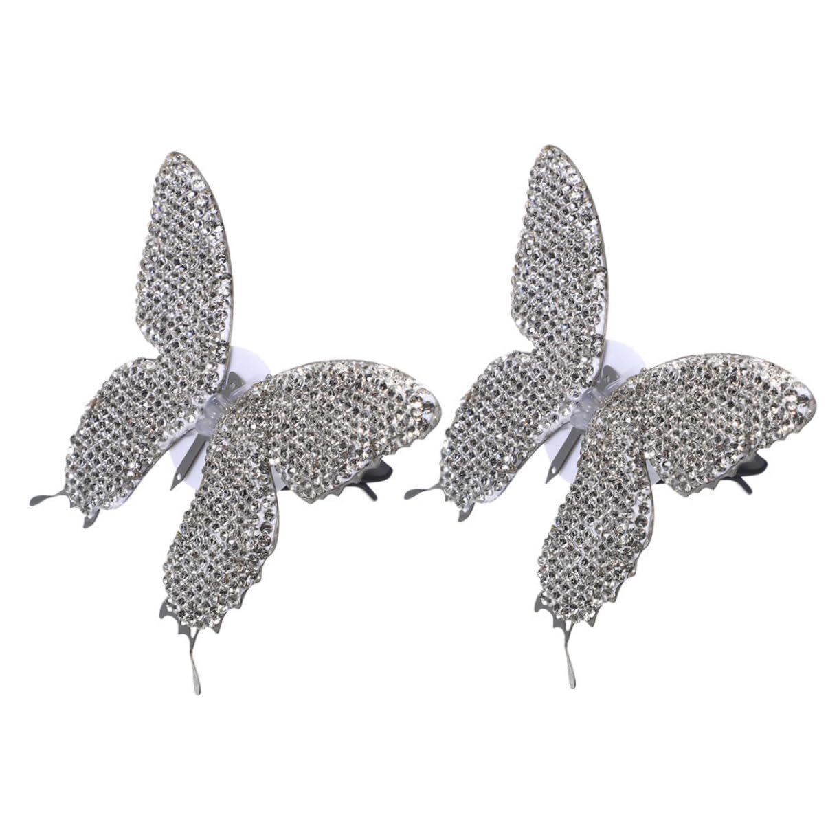 GLEAVI 5pezzi Clip Diffusore Fragranza Auto Forma Di Farfalla Con Strass Decorazione Elegante Per Ventilazione Auto Per Atmosfera Rilassante e Profumata