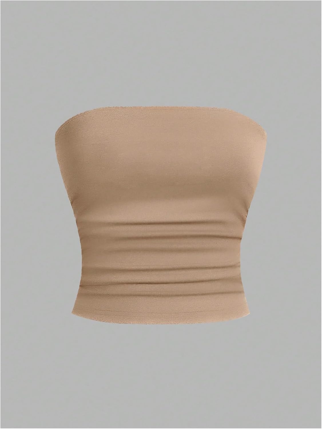 SOLY HUX Women's 3 Piece Ruched Tube Tops Summer Strapless Slim Fit Party Club Crop Tops - Image 4