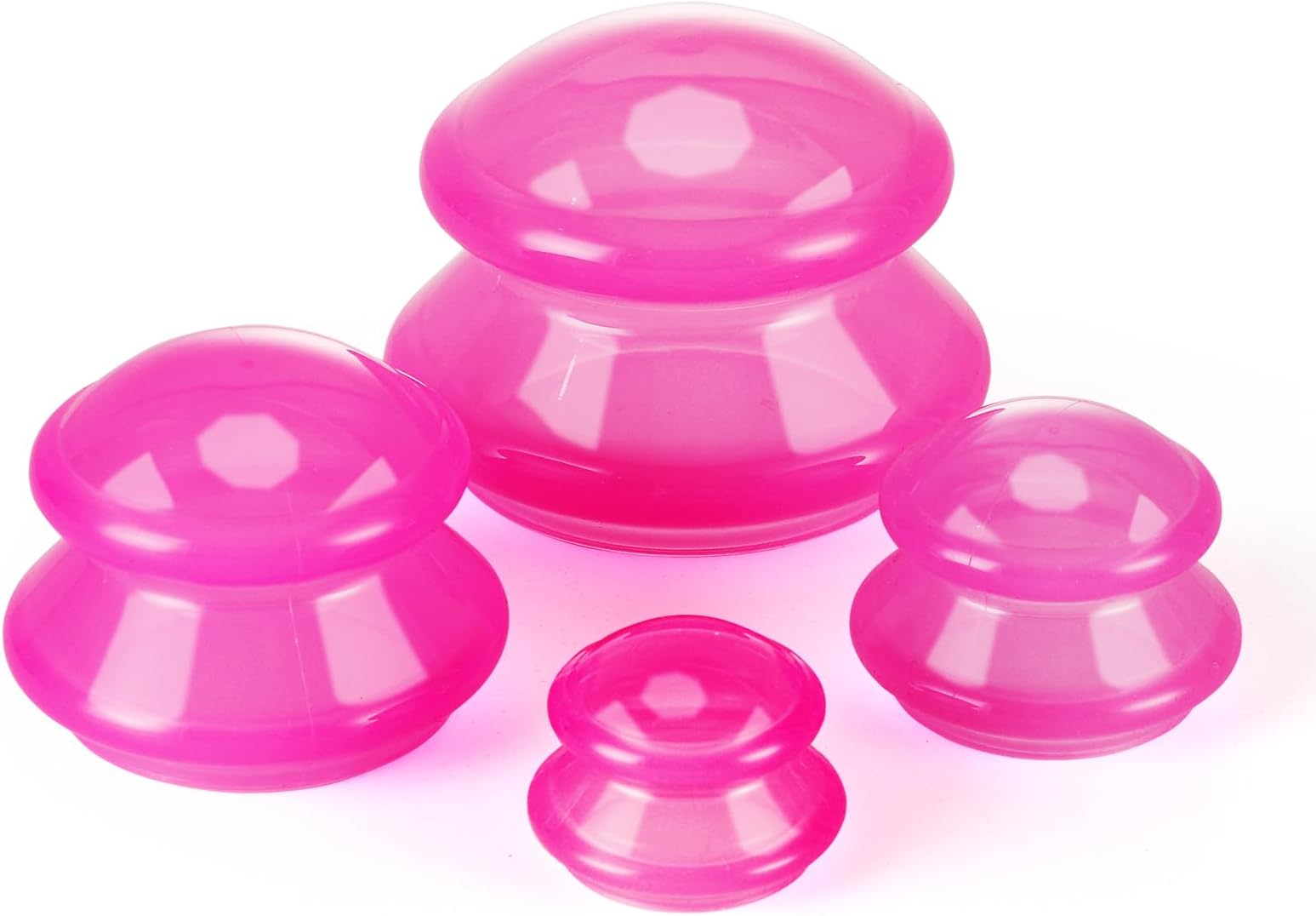 Silicone Cupping Therapy Set, Professional Studio and Home Cupping Set Massage Therapy Cup, Chinese Massage Cups for Cellulite Reduction Cupping Kit,Muscle and Joint Pain Myofascial Cuppings Massager