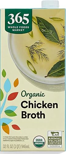 365 by Whole Foods Market, Organic Chicken Broth, 32 Fl Oz