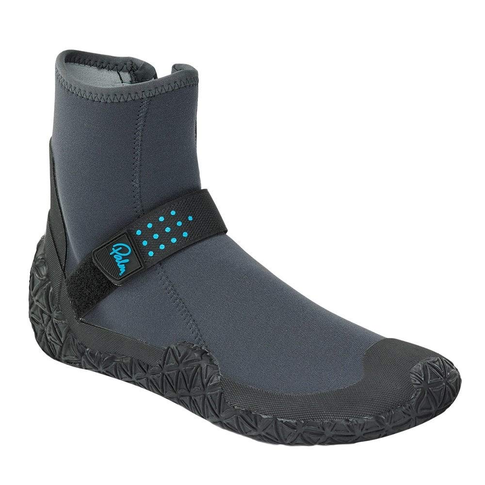 Kayak or Kayaking - Shoot 3mm Kayak Wetsuit Boot Boots - Jet Grey - Unisex - Vulcanized rubber reinforced toe and heel