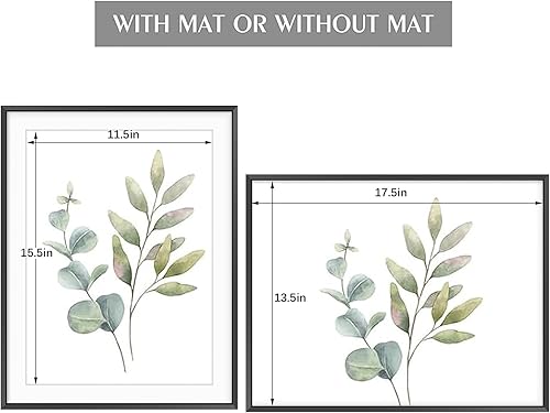 Vista 116 de Golden State Art - Marco de fotos de aluminio satinado clásico de 8 x 10 con alfombrilla de color marfil para fotos de 5 x 7 y cristal real, Dorado