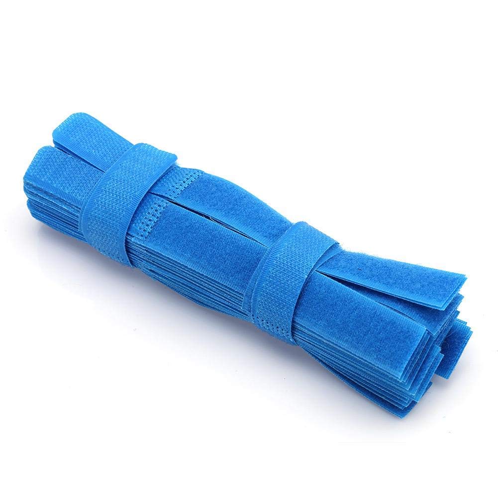 SYGA 30 Pcs Reusable Cable Tie Straps Fastener Wire Self-adhesive Hook Loop Cable Organizer 180mm X 20mm (Blue) (B0BG2GT8Z7) Amazon Price History, Amazon Price Tracker