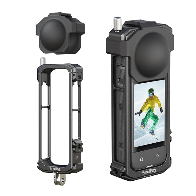 SmallRig SMALLRIG Cage for Insta360 X4, Aluminum Protective Case for Insta 360 X4
