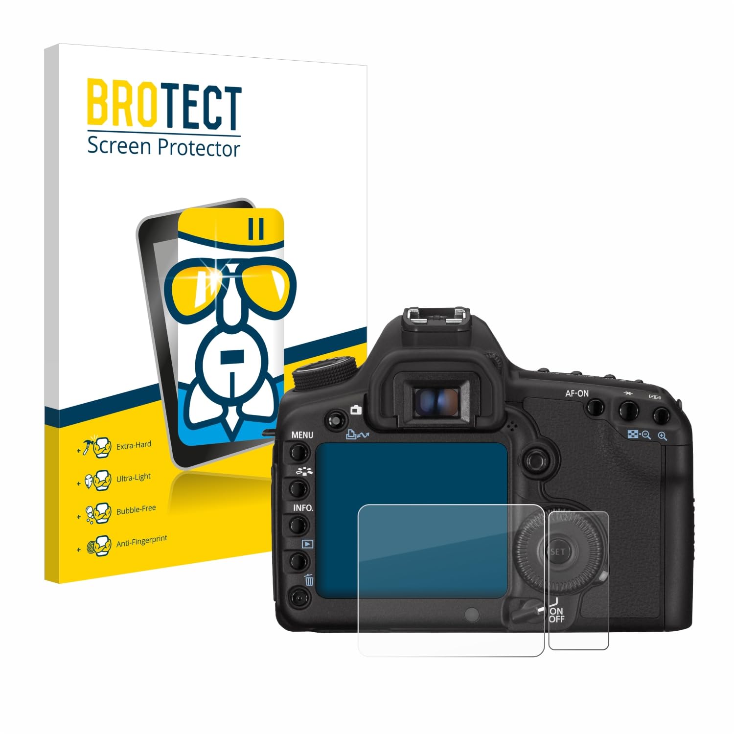 Film Protection écran Canon EOS 5D Mark IV - 2 Pièces - Ultra Transparent Et Anti-rayures