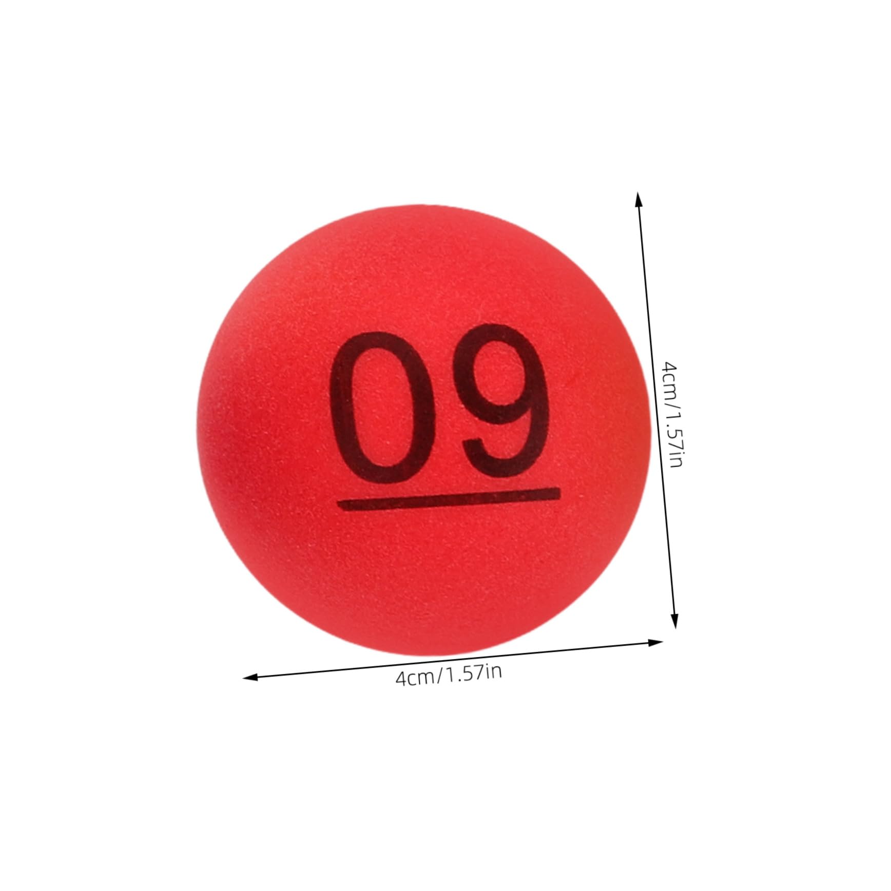 Yardwe Reusable Pink Raffle Balls 10pcs Numbered for Entertainment
