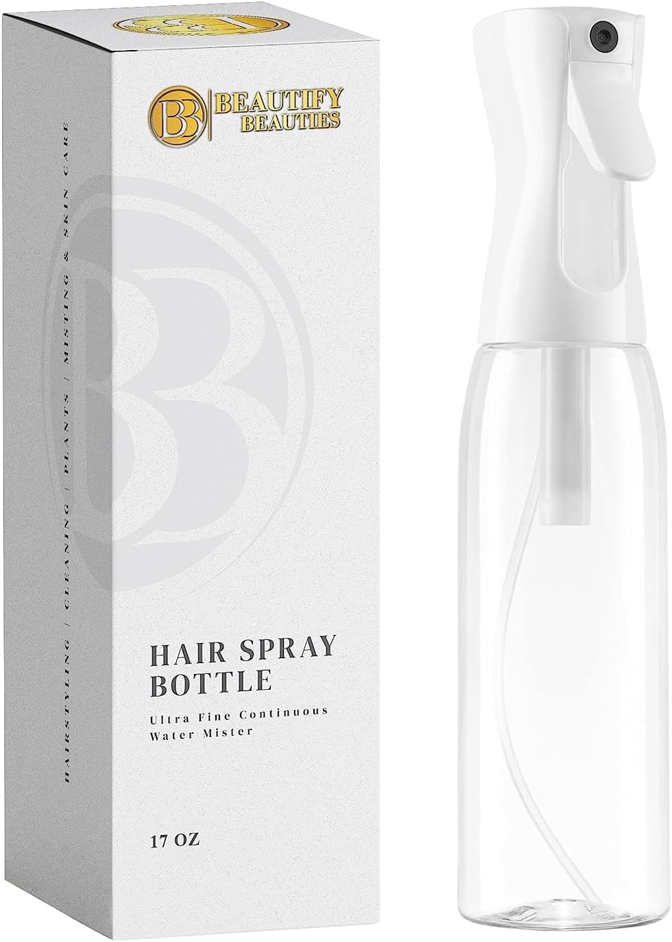 BeautifyBeauties Spray Bottle For Hair Continuous Mister
