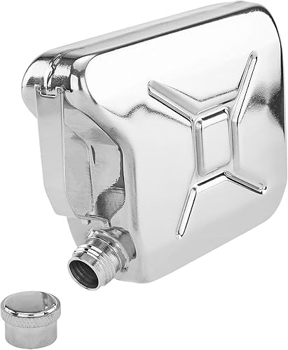 Fairly Odd Novelties Frasco de lata de gas, 4 onzas, divertido, retro, novedoso, soporte para bebida, regalo de broma, 4 onzas, plateado