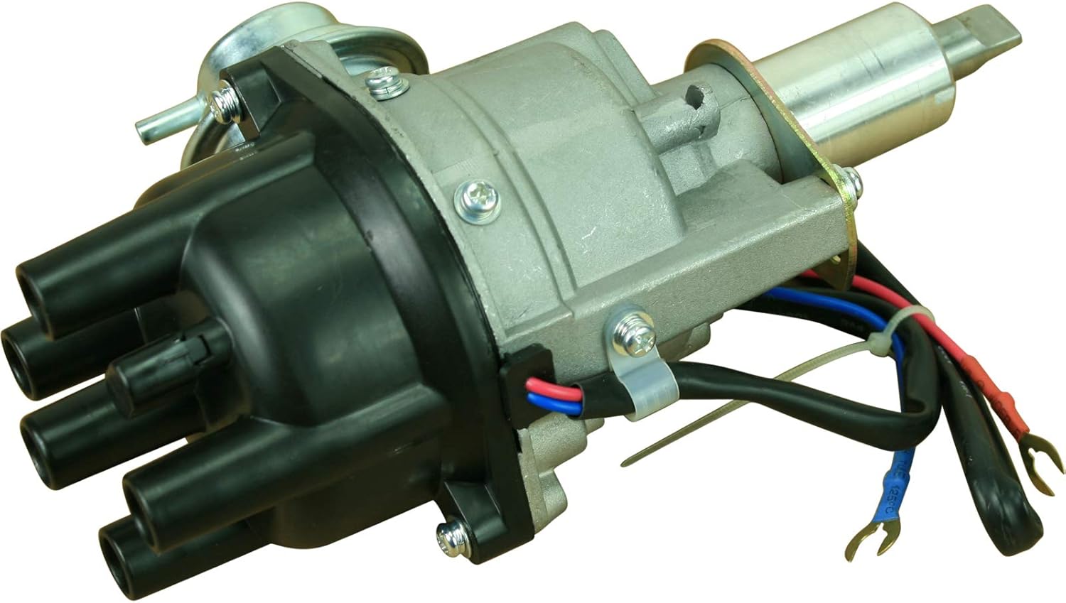 AIP Electronics New Complete Electronic External Coil Ignition Distributor Compatible with Nissan Forklift with H20 Engine and Screw on Cap Distributor Replaces 22100-00H11 H1122 OEM Fit D1122