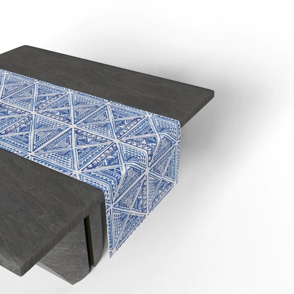 Table Runner , 35 X 140CM, Elegant Dining Table Runners for Dinner Parties, Events, Wedding, Decor for Eid and Ramadan (Velvet Glam)