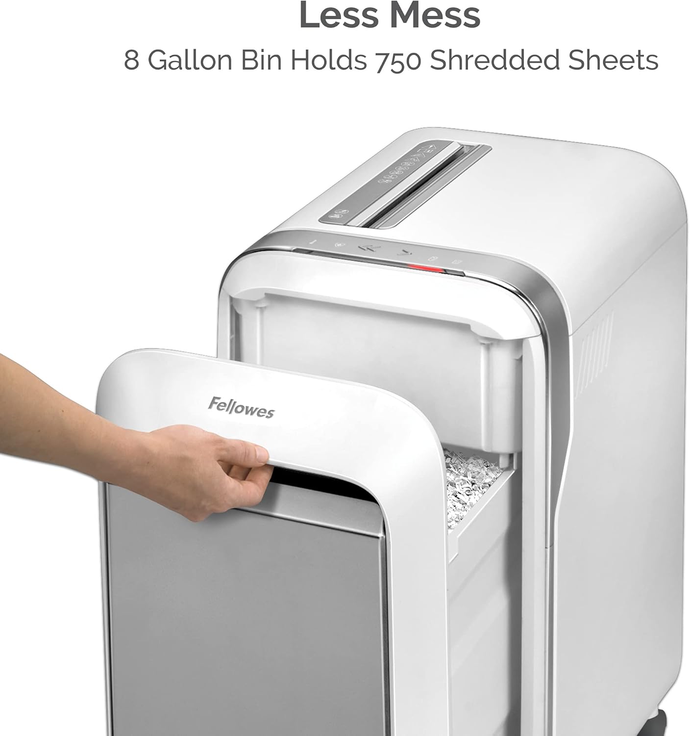 Fellowes LX22M Powershred Micro Cut 20 Sheet Paper Shredder (White) (5263201) : Everything Else