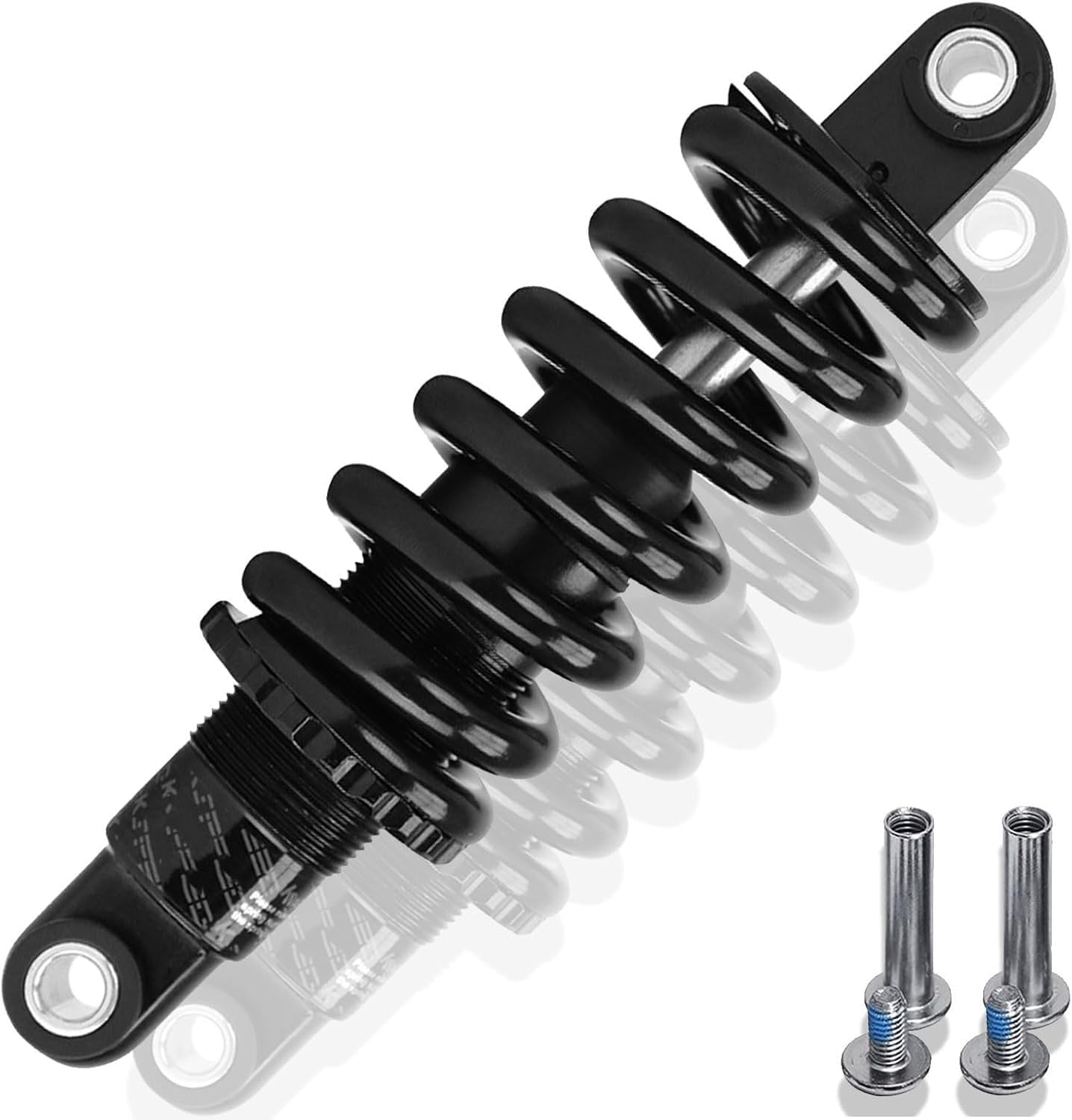Mountain Bike Rear Shock Absorber 125/150/165/190mm Rear Suspension for MTB XC Electric Folding Bike E-Bike 190mm,2000Lbs