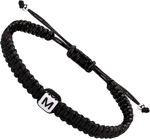 Miniatura 66 de Initial Bracelets for Couples Women Men Initial Charm Handmade Rope Braided Letter Bracelet for Teens Adjustable Jewelry Father's Day Gifts for Him