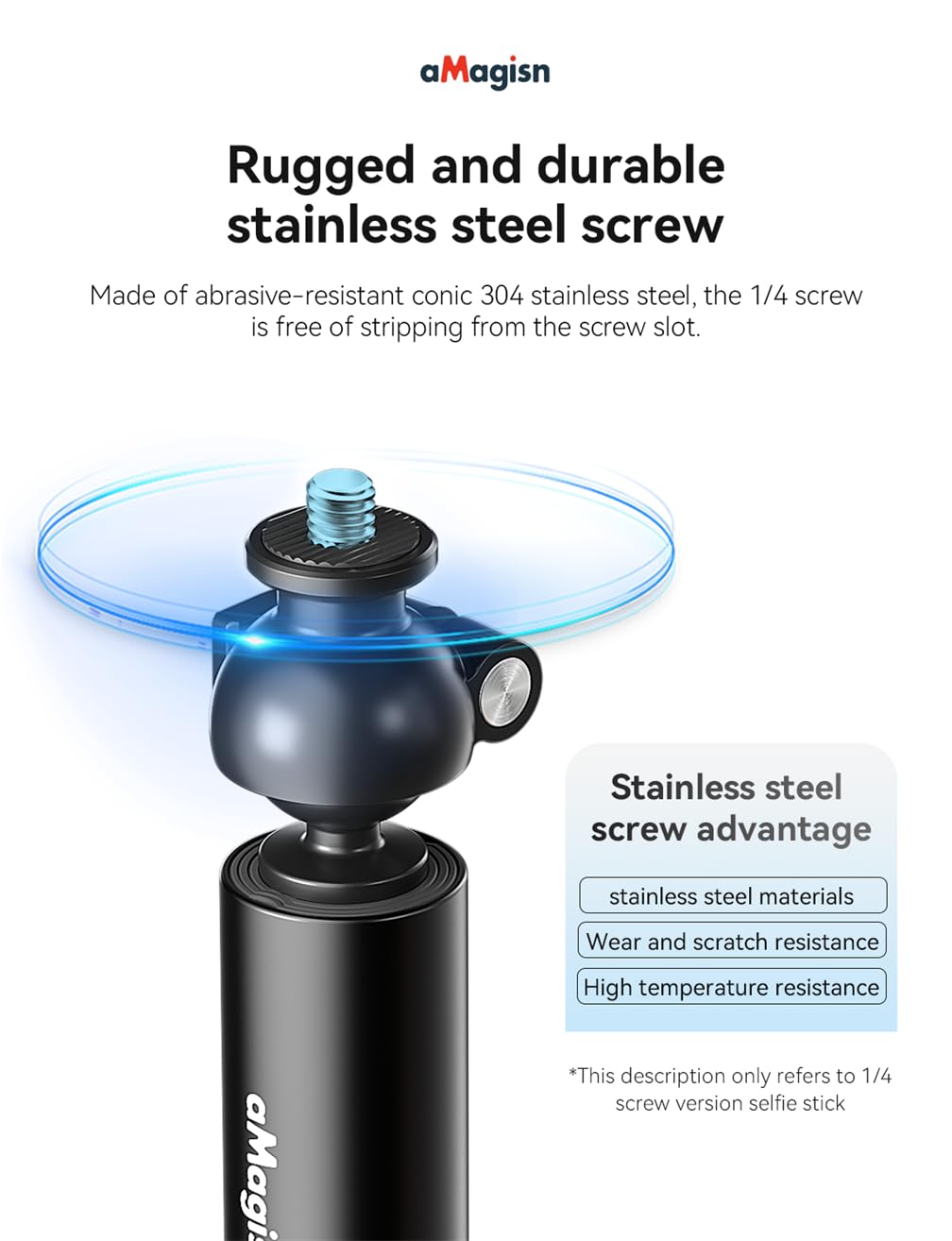 Bastone Selfie Invisibile Insta360 - Compatibile Con X4, GO 3S, Ace Pro E Altri - Foto 3