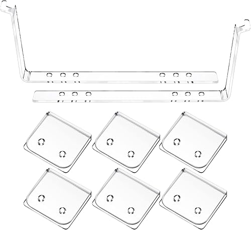 Juego de 8 clips de cortina de protección contra salpicaduras de ducha para revestimientos de ducha y cortinas para mantener el agua, resistente al