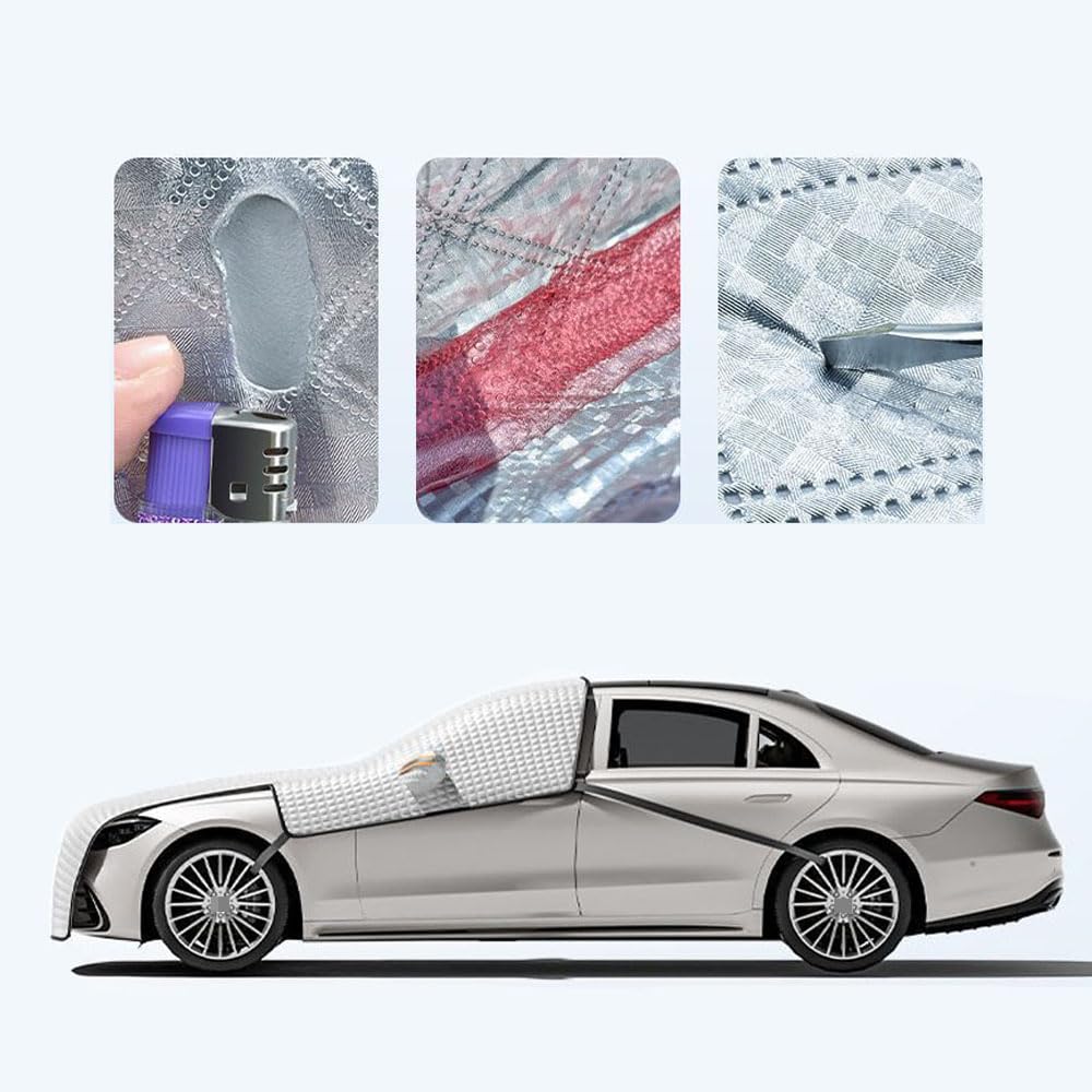 Copertura Parabrezza Auto Copri Parabrezza per Porte SPATEN XP140 2012-2020, Inverno Antighiaccio Protezione Parabrezza Addensare