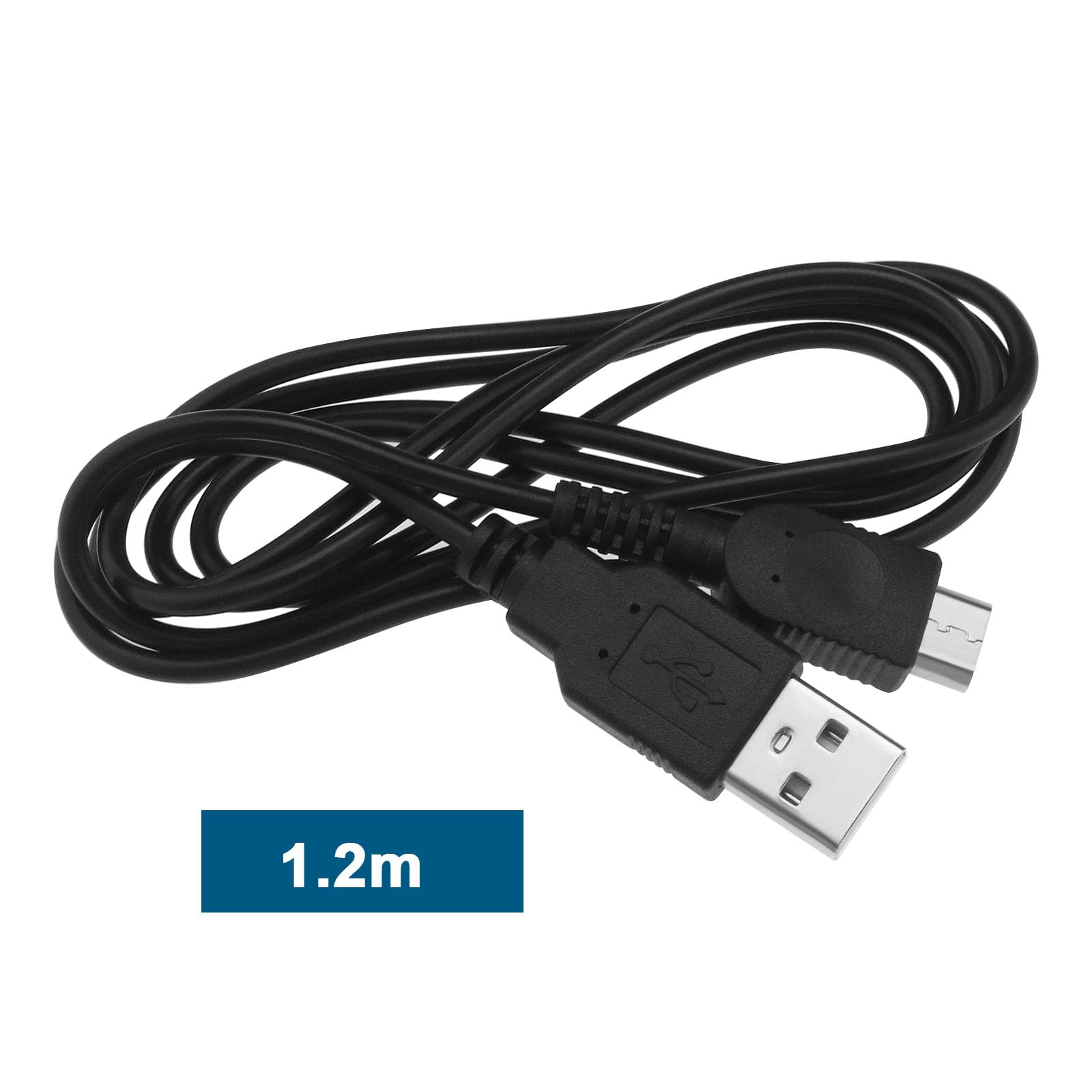 Create idea 2 Piezas Cable de Carga USB Compatible con Nintendo Gameboy Micro GBM Cable de Carga USB Accesorios de Plomo Cable de Cargador de Alimentación Cable de 1,2 M