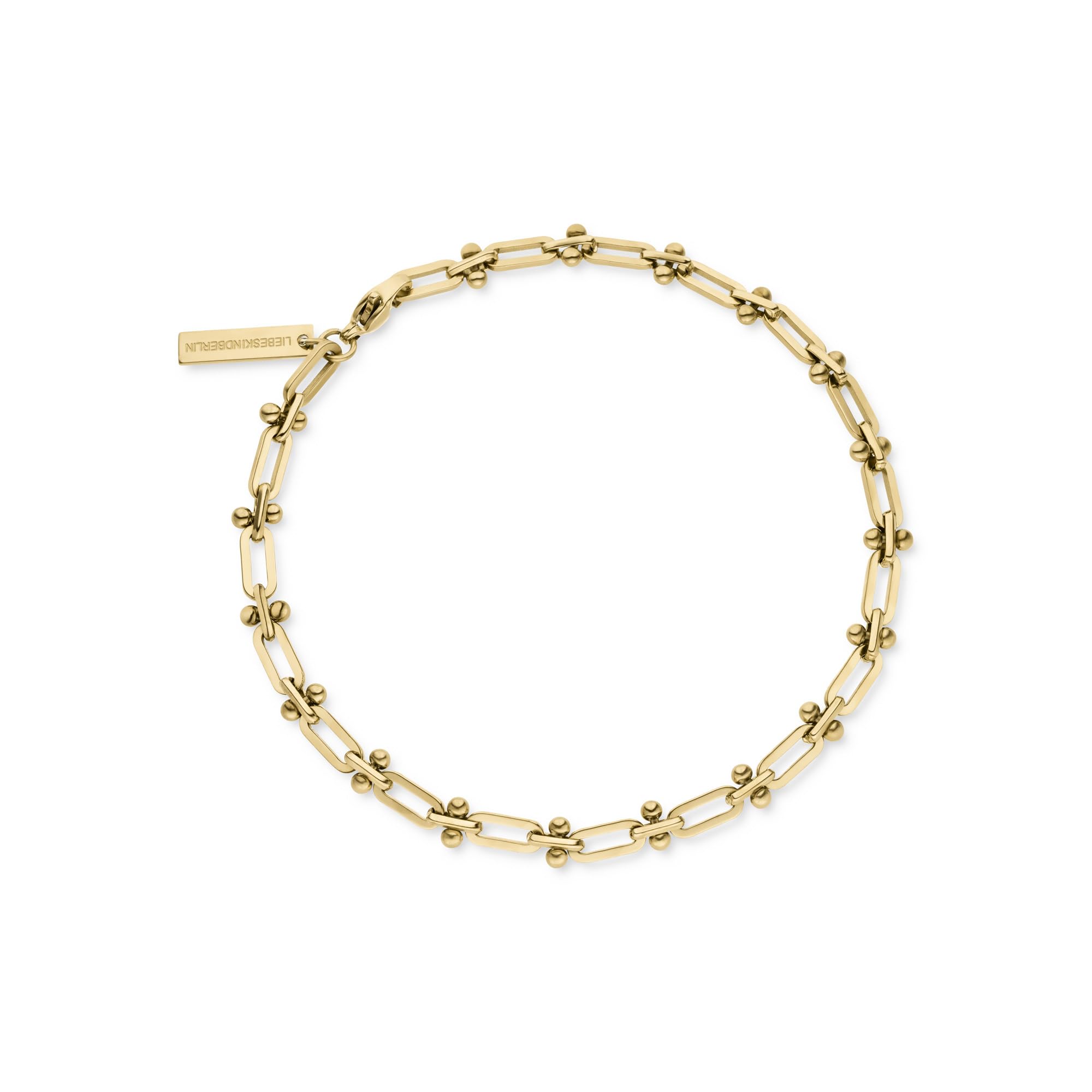 LIEBESKIND BERLIN Damen Schmuck – Armband aus Edelstahl – Silber & Gold – modernes, urbanes Design – stilvoll, markant & kombinierbar zu jedem Look
