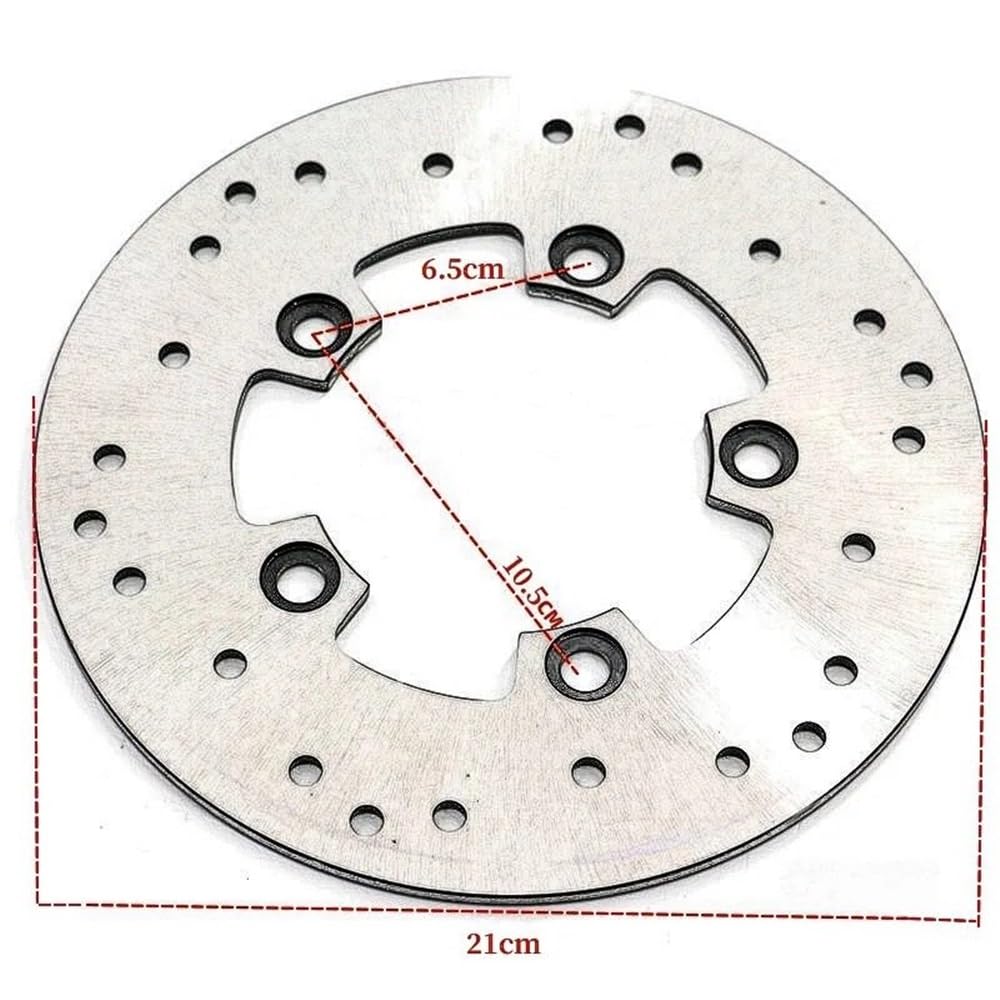 Disco De Freno De Motocicleta para Motocicleta Suzuki AN250 2007-2008 AN400 AN 400 2007-2015 AN 250 400 Skywave/Burgman Rotor Disco Freno Trasero Acero Inoxidable
