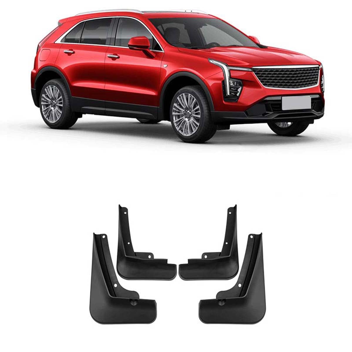 Garde-boue pour Cadillac XT4 2024 - Bavettes de protection voiture d'origine