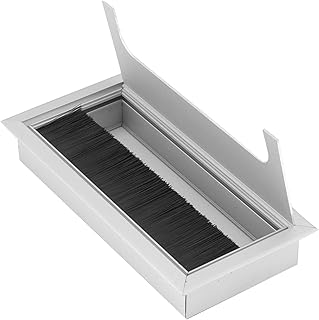 Desk Cable Wire Grommet, Aluminum Alloy Computer Desk Cord Grommet Cable Hole Cover Oraganizer for Office Home