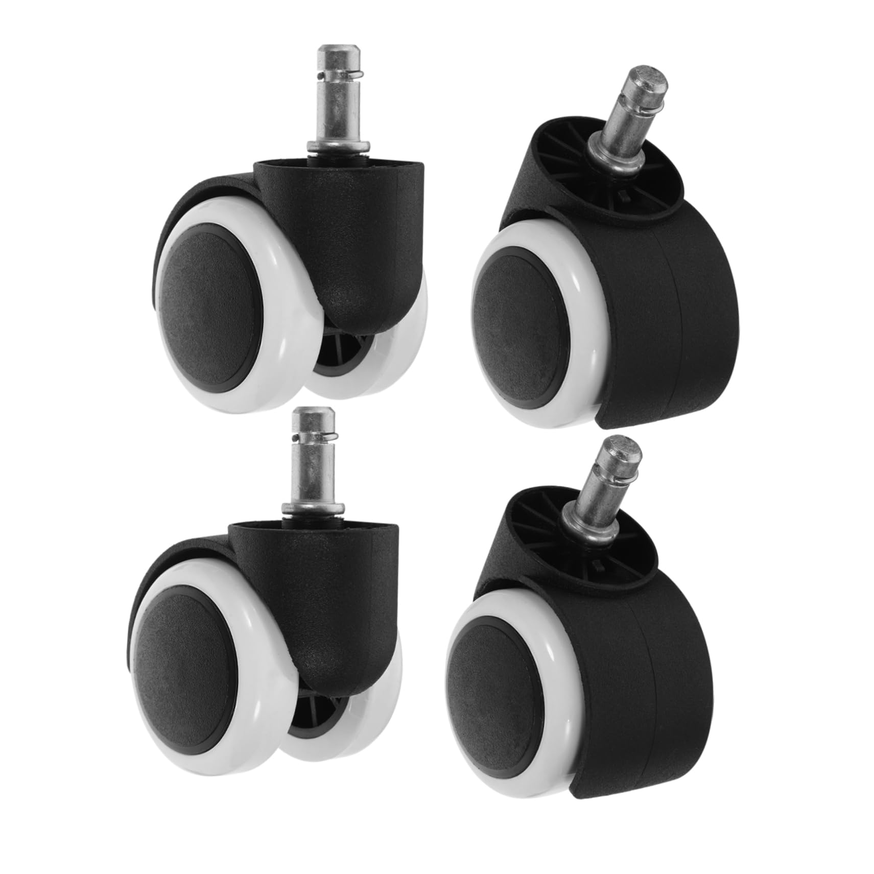 Gogogmee Ruedas De Sustitución 10mm Varilla De Circlip 4 Unids Para Sillas De Oficina Ruedas Silla Computadora