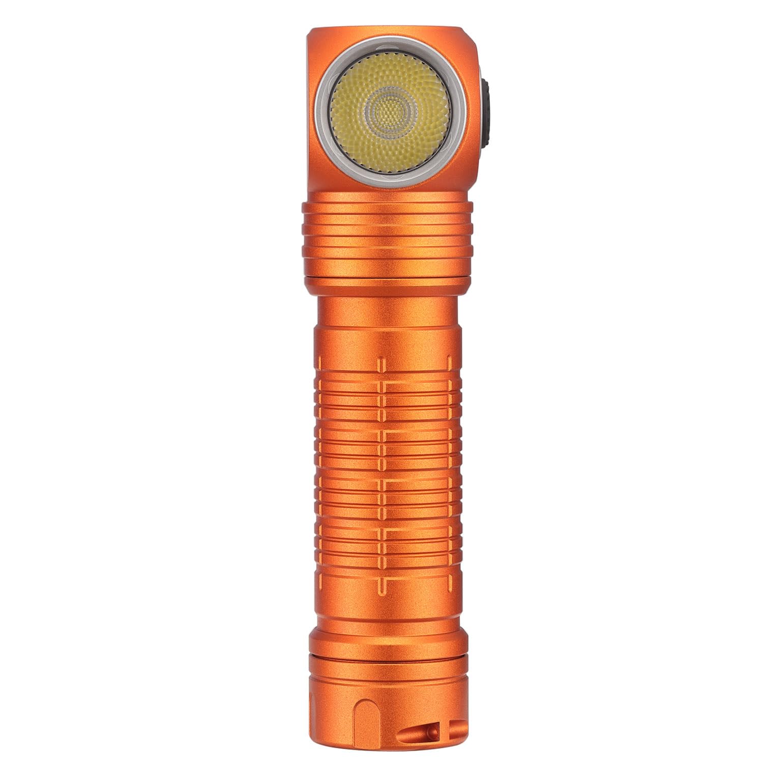 SKILHUNT H300 Magnetische USB-wiederaufladbare Stirnlampe, Taschenlampe, freihändig, wasserdicht, Winkel-Arbeitsleuchte für Laufen, Camping, Wandern, Höhlenforschung (Orange, H300 F50S hoher CRI)
