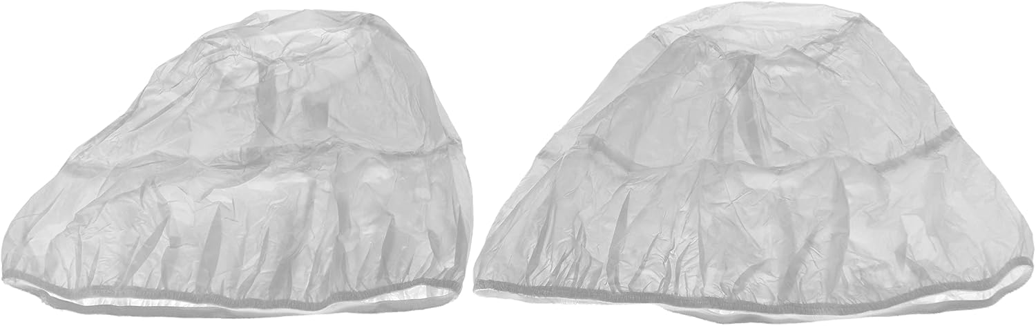 Rain Cover Hat Protector - 2 Pieces Clear Elastic PVC Cover for Men Women Western Sun Fedora Cowboy Hats