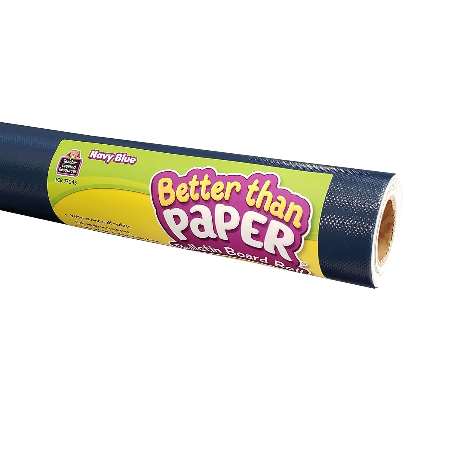 Teacher Created Resources Better Than Paper® Bulletin Board Roll, 4' x 12', Navy Blue, Pack of 4