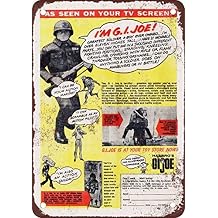 1965 G.I. Joe Vintage Look Reproduction Metal Tin Sign 8X12 Inches