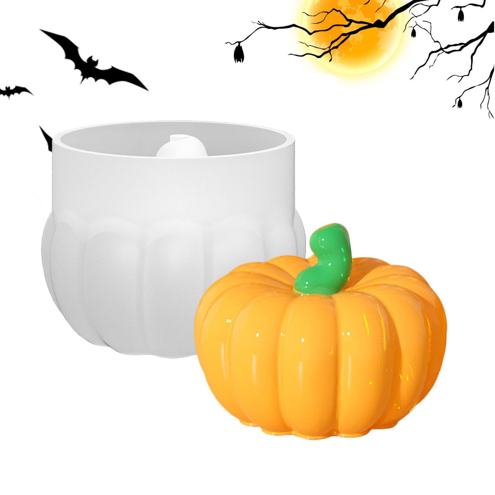 Stampi Per Candele Halloween In Silicone - Forme Zucca E Fantasma Per DIY E Decorazioni - Foto 11