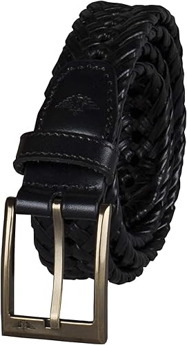 Vista 8 de DOCKERS mens Braided Belt Bronceado