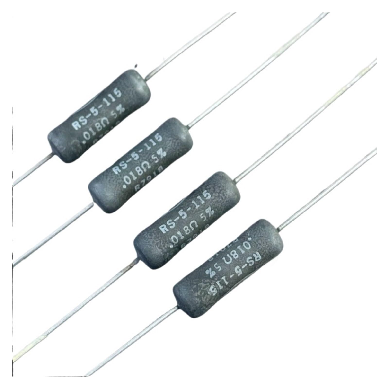 BALYDLUL 4pcs RS-5-115 0.018R 6.5W 0.018Ω resistance