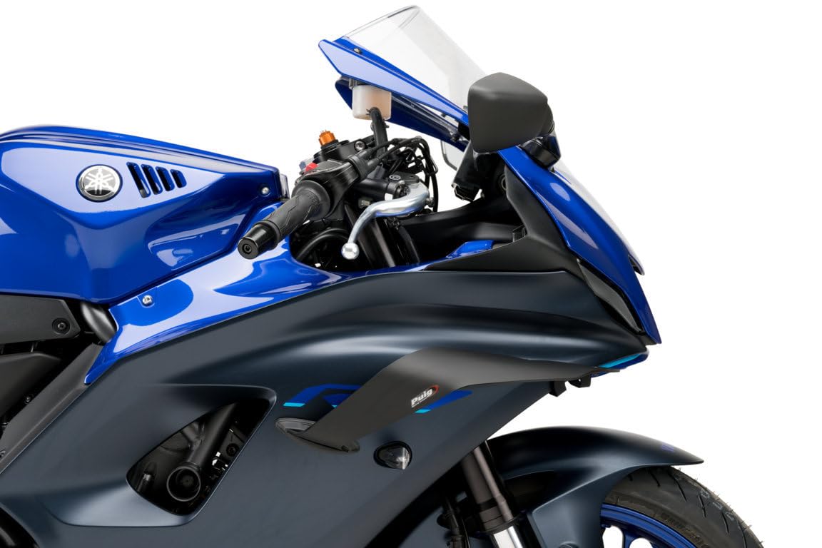 Amazon.com: Puig Downforce Race Side Spoilers Yamaha YZF-R7 22-24